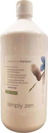 Simply Zen Detoxifying Σαμπουάν Αναδόμησης/Θρέψης & Όγκου 1000ml