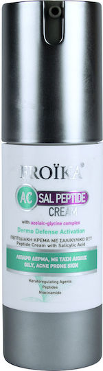 Froika AC Sal Peptide Крем 24-часов Регулиращ Крем за Лице Против Несъвършенства и Акне с Пантенол и Пептиди 30ml