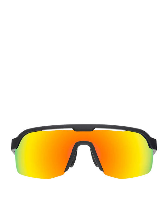 Goodr Unisex Sunglasses with Black Frame and Multicolour Mirror Lens G00456-BLG-01