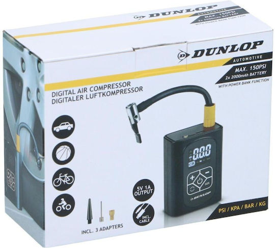 Dunlop Тромба За Автомобил 150PSI Презареждаща 12V