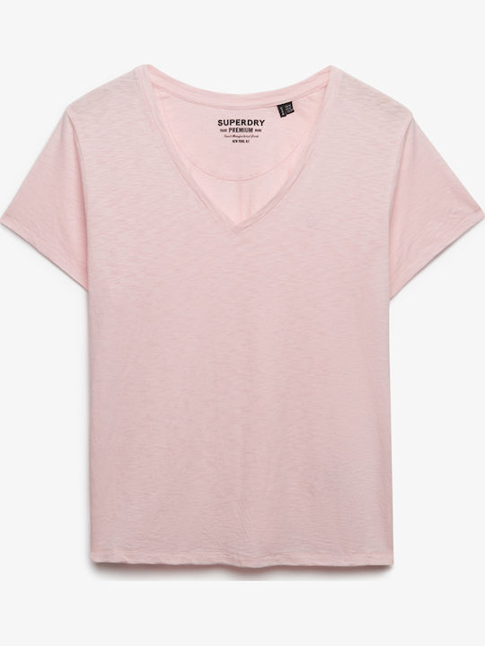 Superdry Women's T-shirt Pale Pink