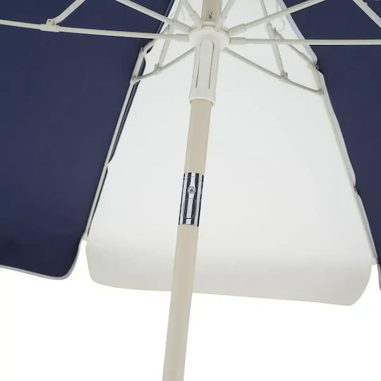 Compact Compact Marine Stripe Umbrelă Pliabilă De Plajă Diametru 1.7m