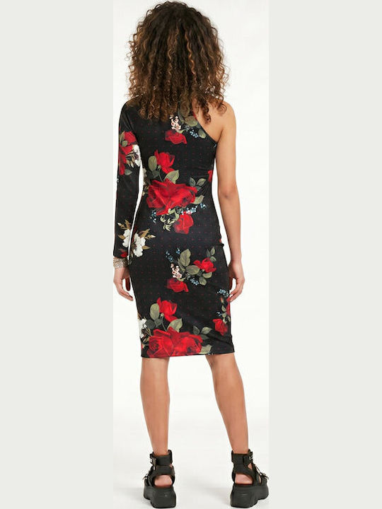 Rochie Midi Pentru Nuntă / Botez Roșie