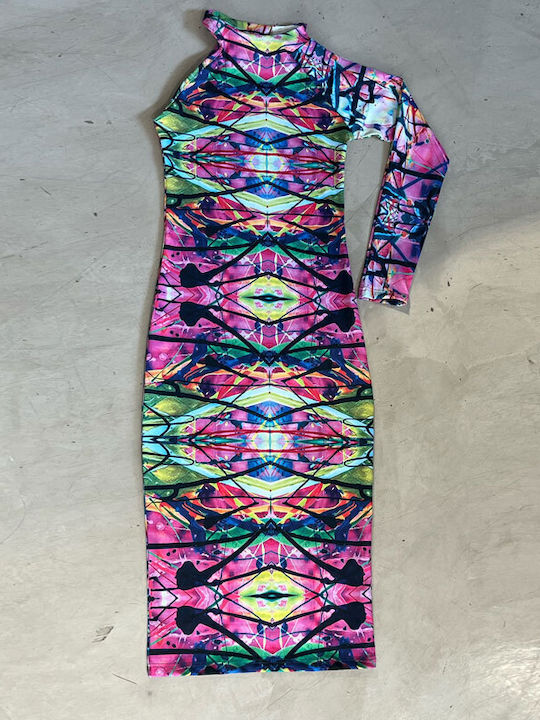 Rochie Midi Multicolor
