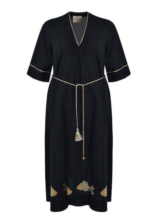 Rochii Midi De Vară Pentru Femei Negru 8501.7192.R.NETTO-black