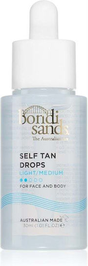 Bondi Sands Picături Autobronzante Pentru Față și Corp Ușor / Mediu 30ml