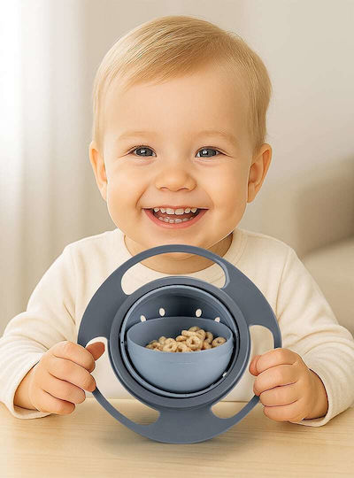 Baby Jem Kinderessschale Essensschälchen aus Plastik Gray