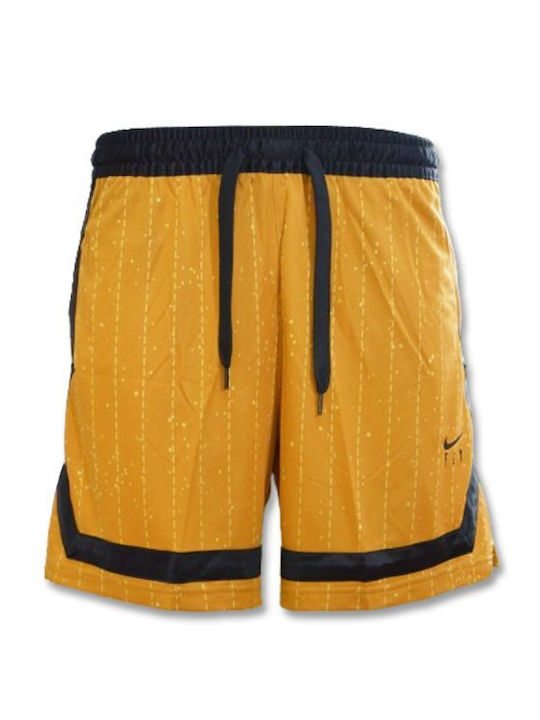 Swoosh Fly Crossover Γυναικεία Αθλητική Βερμούδα Dri-Fit Χρυσή