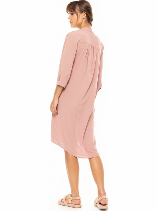 Pink Label Women's Beachwear Dress Salmon