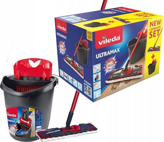 Vileda Ultramax Box Περιστρεφόμενη Παρκετέζα