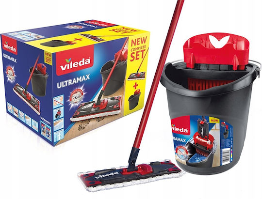 Vileda Ultramax Box Περιστρεφόμενη Παρκετέζα