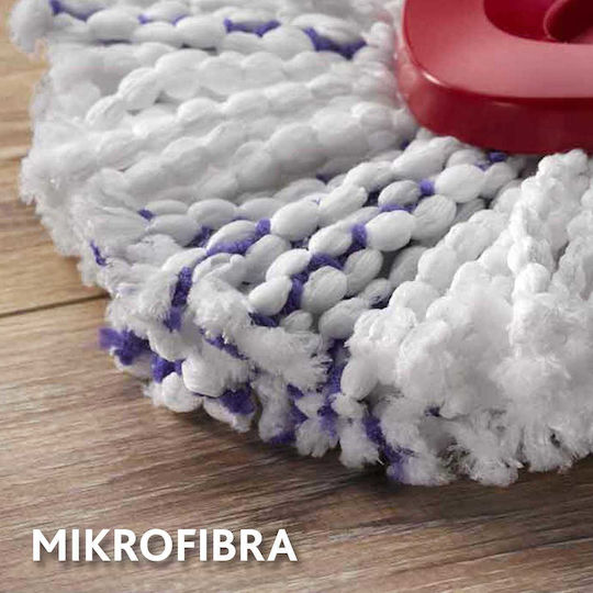 Vileda Microfibre Περιστρεφόμενη Ανταλλακτικό Σφουγγαρίστρας
