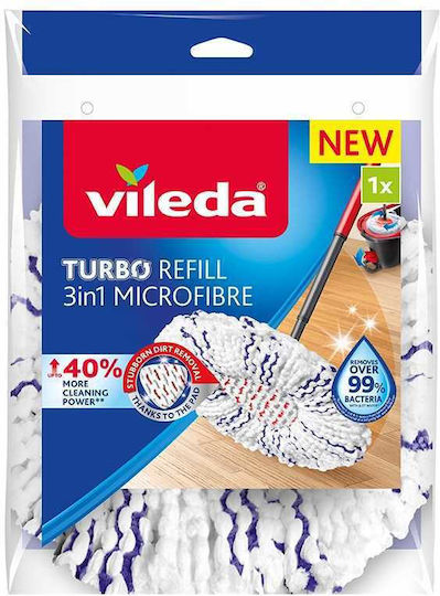Vileda Microfibre Περιστρεφόμενη Ανταλλακτικό Σφουγγαρίστρας