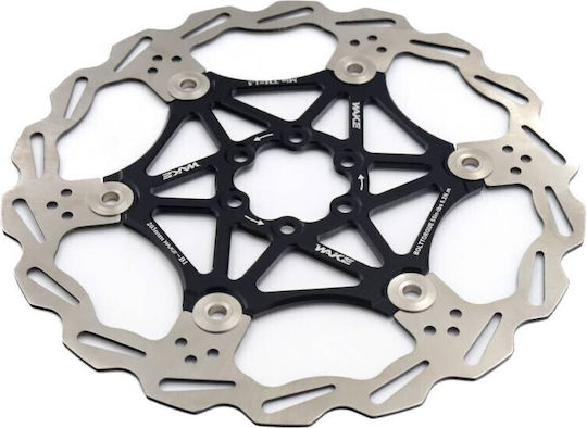 Floating 203 Mm Brake Disc Wake Mtb Black