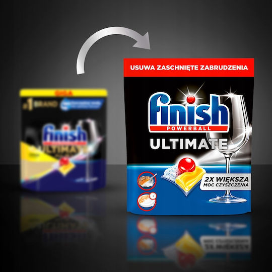 Finish Ultimate Επαγγελματικές 100 Κάψουλες Πλυντηρίου Πιάτων