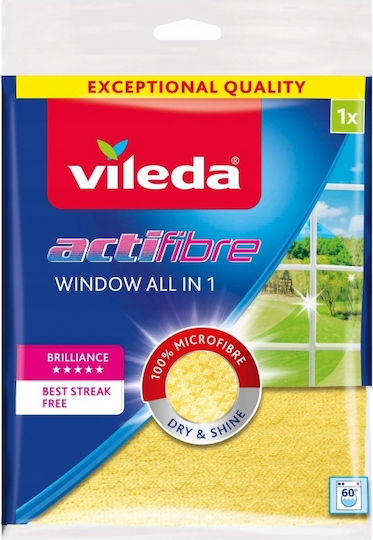 Vileda Actifibre Window Cloth 1 Pc