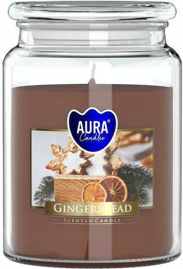Aura Glass Αρωματικό Κερί σε Βάζο με Άρωμα Κανέλα