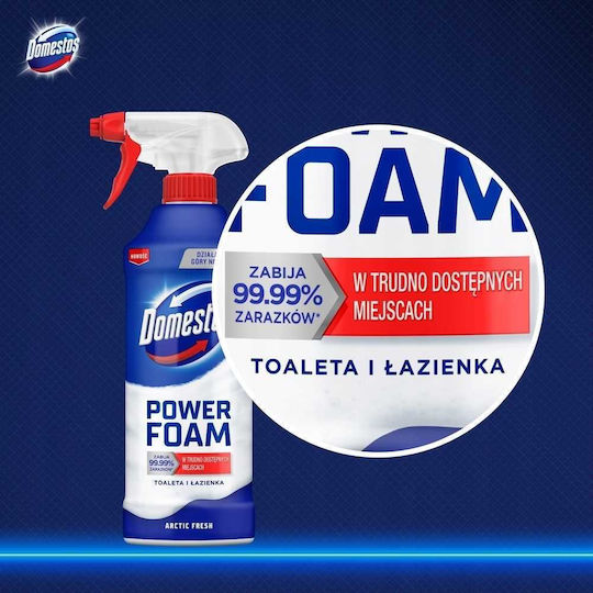 Domestos Професионален Power Почистващ Продукт За Баня Спрей За Тоалетна С Аромат Свежест 435мл