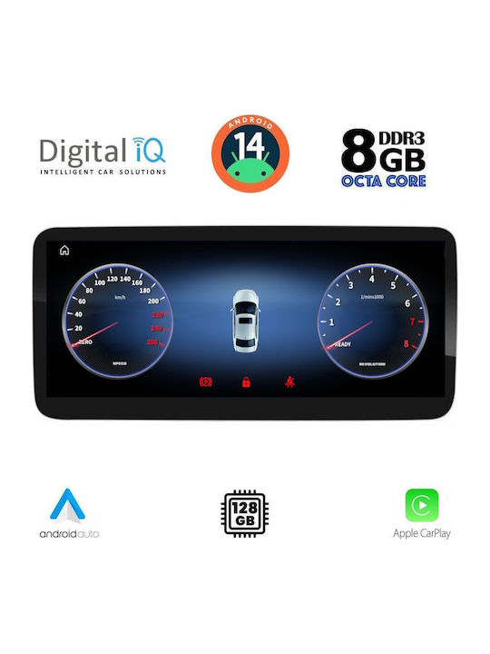 Digital IQ Car Audio System for Mercedes-Benz B Class 2015-2019 Bluetooth USB WiFi GPS Apple CarPlay Android Auto with 12.3" Touch Screen