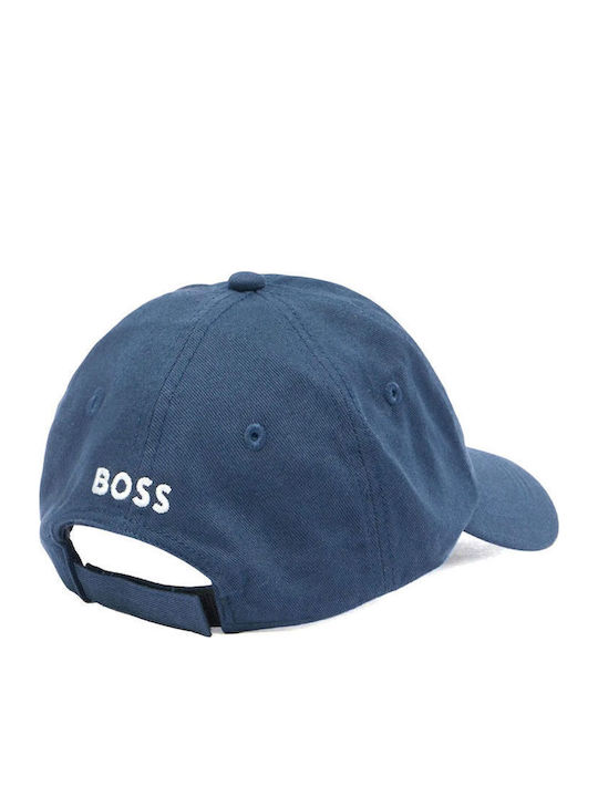 Boss Cotton-twill Cap Embroidered Slogan Derrel-slogan Blue Jockey Men's Blue 50555535-464