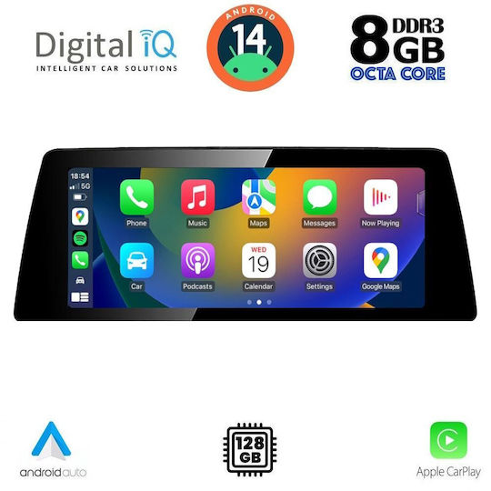 Digital IQ Ηχοσύστημα Αυτοκινήτου για BMW Σειρά 2 (F22) 2016-2019 (Bluetooth/USB/AUX/WiFi/GPS/Apple-Carplay/Android-Auto) με Οθόνη Αφής 10.25"
