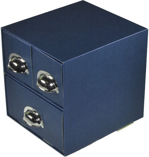 Next Hârtie Sertar de birou 3 Locuri 22cmx23cmx21cm Albastru Classic
