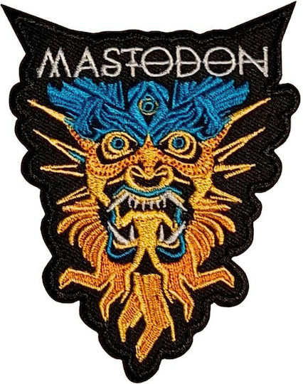 Ραφτό Horns Up Skull Woven Iron On Embroidered Patch Hru66wip