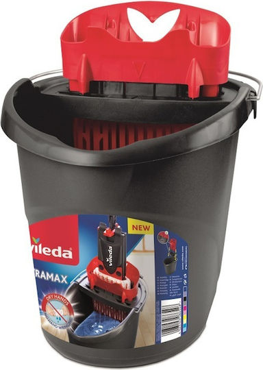 Vileda Găleată cu Stoarcător din Plastic Ultramax Capacitate 13l