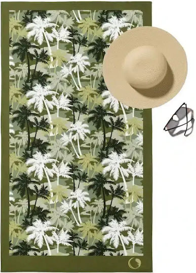Borea Microfiber Body Towel Green 180x90cm