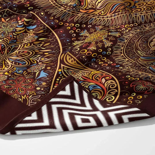 Borea Microfiber Body Towel Brown 180x90cm
