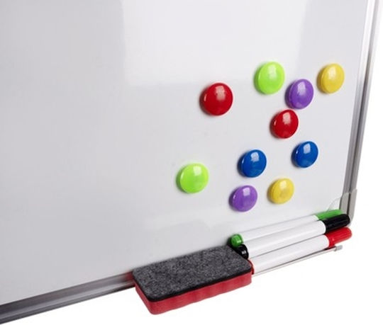 Panou Conferință Magnetic Din Aliaj De Aluminiu 60 X 40 Cm Alb