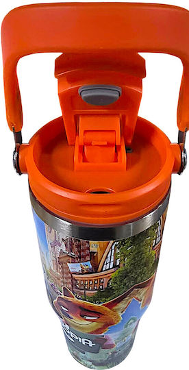 Disney Kinder Trinkflasche Thermos Orange 900ml