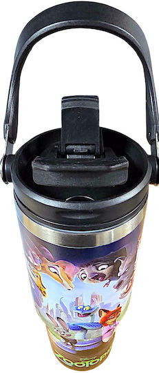 Disney Sticlă Pentru Copii Termos Neagră 900ml