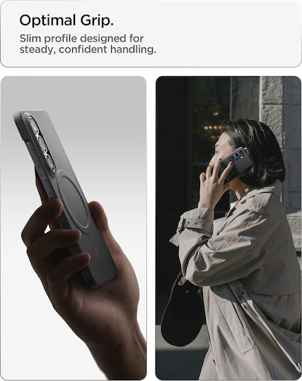 Spigen Air Skin Rückseite Hülle Aramidfaser 1mm Schwarz Galaxy S26+