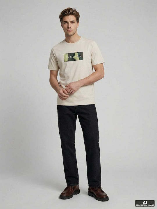 T-shirt Εκρου