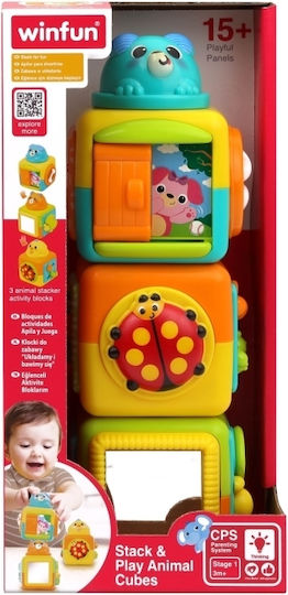 Winfun Activity Cube Play Animal with Lights and Sounds