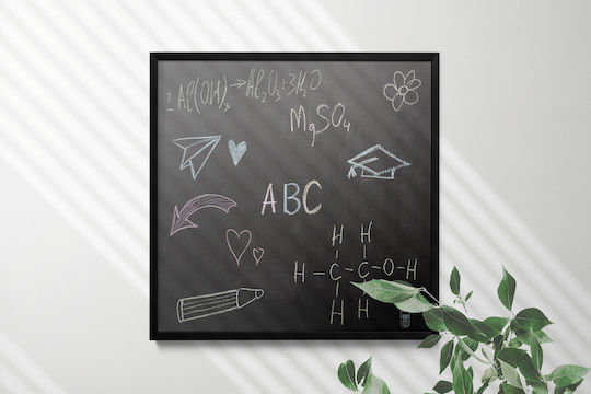 Tulup Wall-Mounted ChalkBoard 50x50cm