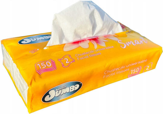 Universal Taschentücher 150 Stück Elefanten Jumbo Smart Folie 2-lagig 27 Packungen