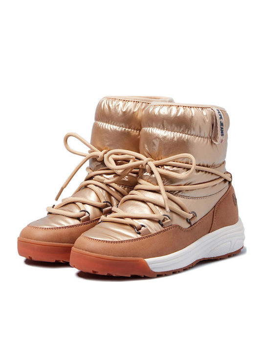 Jarvis Puff Kinderstiefel Schnee Gold