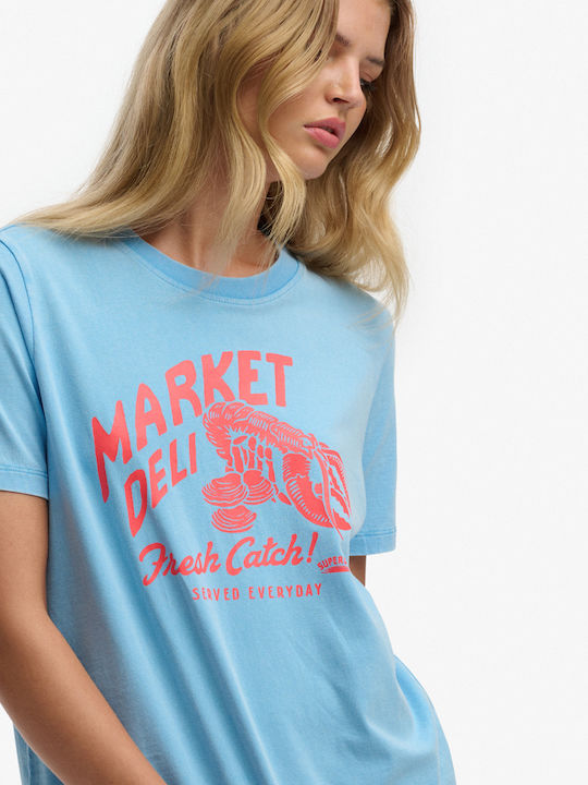 Women's T-shirt Toucan Blue