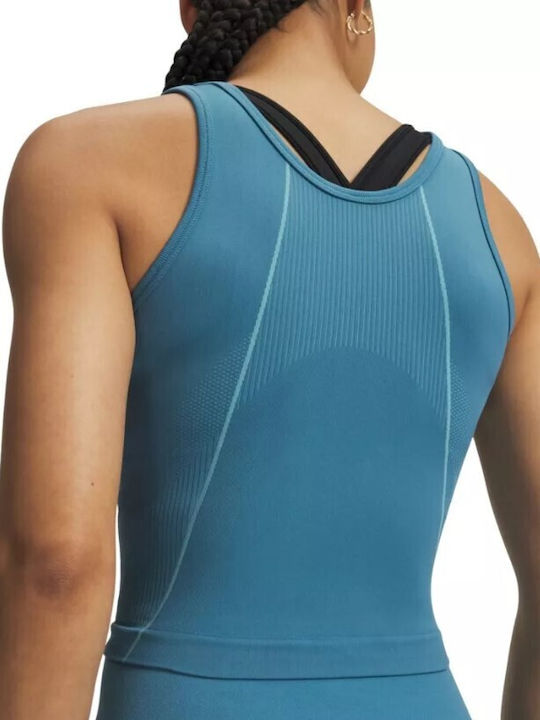 Vanish Seamless Damen Bluse Ärmellos Grün