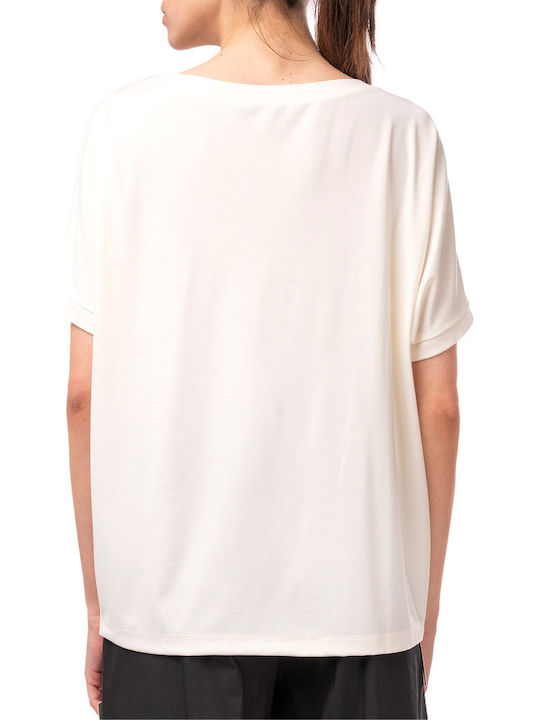 MY T Damen T-shirt Creme