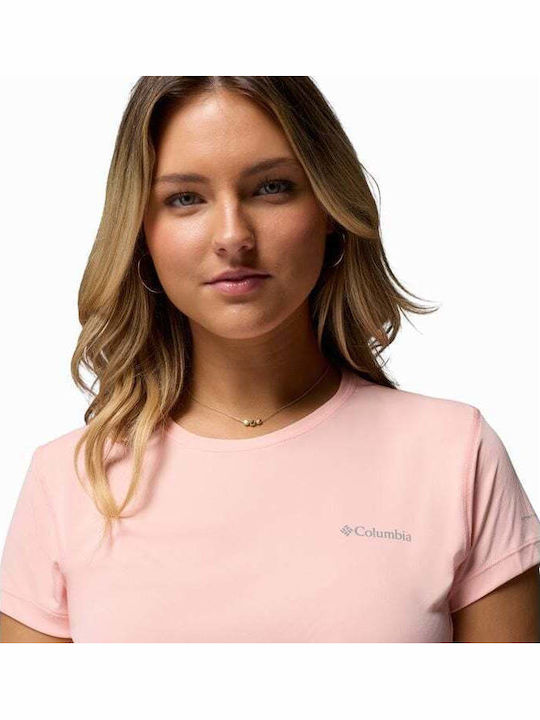 Women's Blouse Short Sleeve Pink