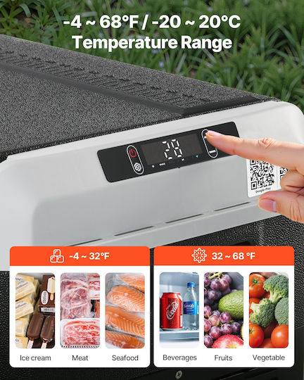 Vevor Tragbarer Kühlschrank 25lt 100-240V / 12V