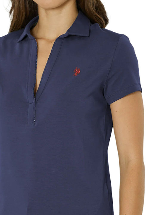 Damen Polo Bluse 177 Blau