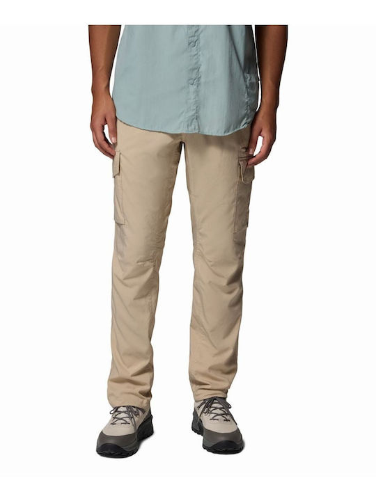 Columbia Cargo Pant Ανδρικό Μακρύ Παντελόνι Πεζοπορίας Μπεζ