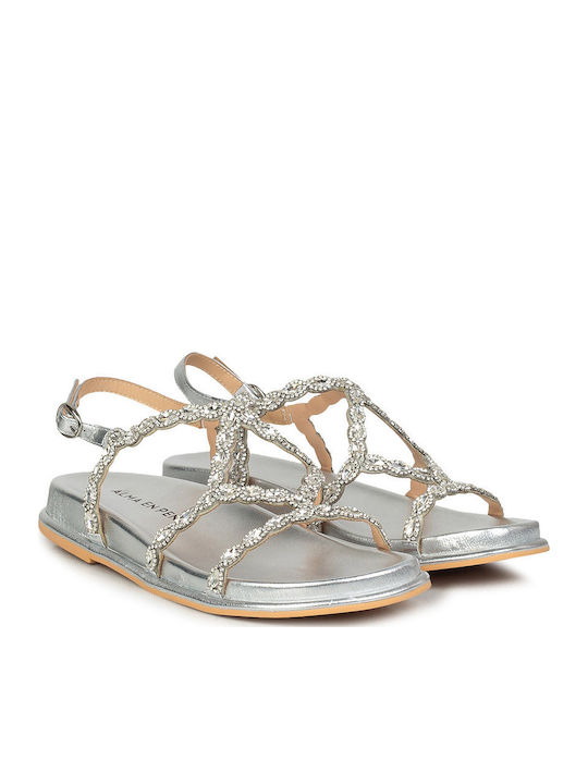 Alma en Pena Silver Sandals