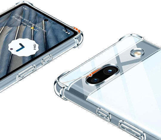 Tpu Silicone Back Cover Case Google Pixel 7a Clear