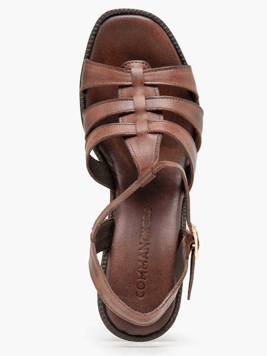 Damen Sandalen Braun