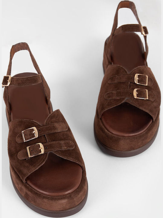 Καλοκαιρινές Γυναικείες Πλατφόρμες Καφέ
